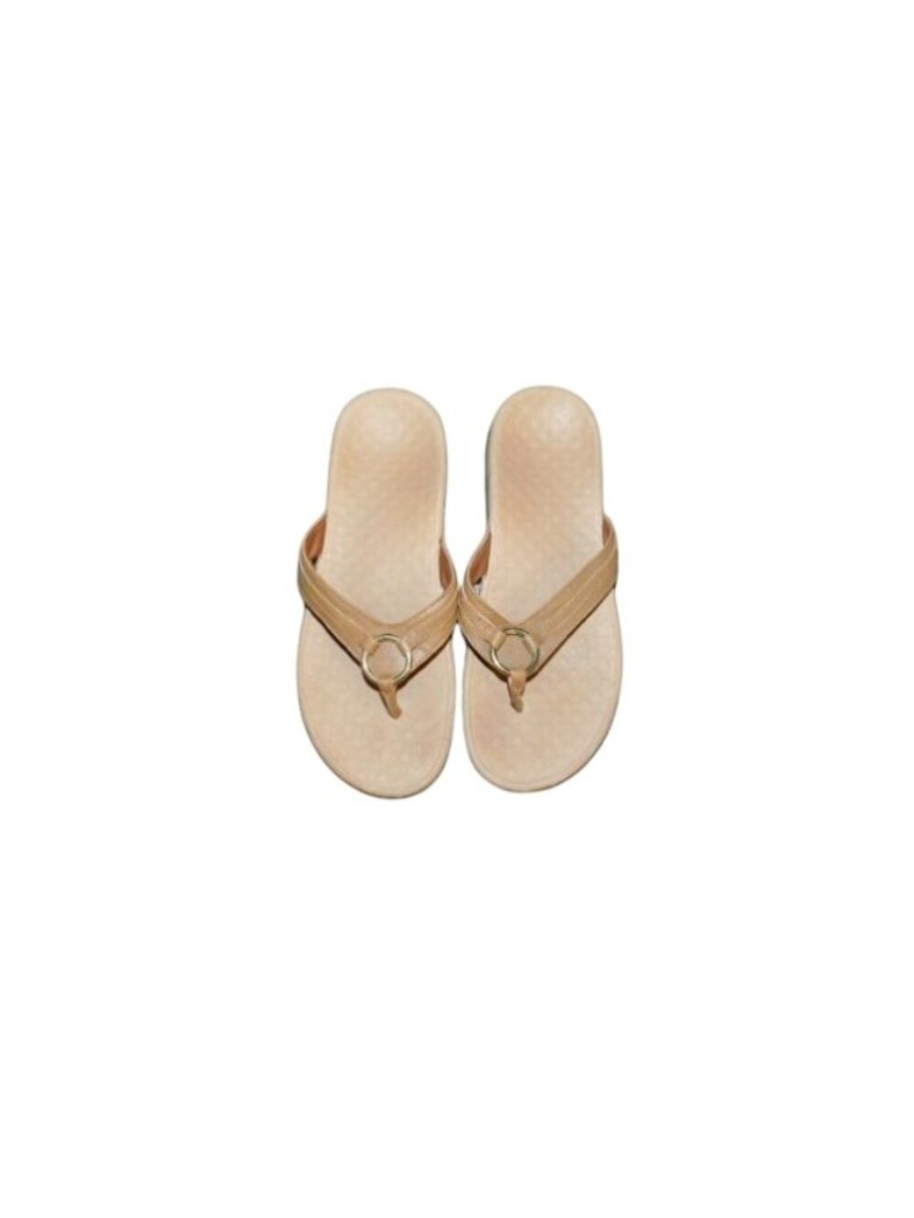 Vionic Size 9 Brown Ring Ortho Flat Sandals Flip Flops NEW